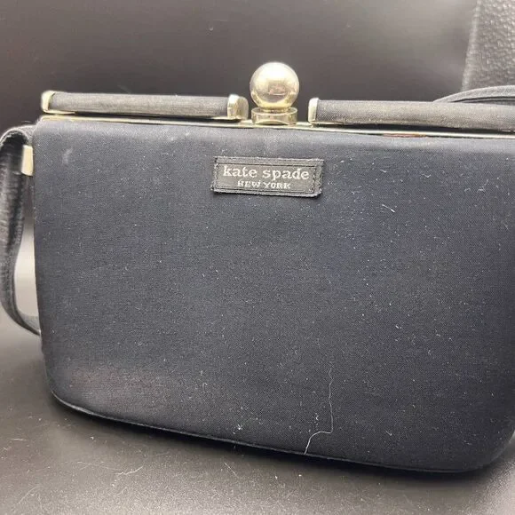 KATE Spade Nylon Structured Bag Vintage 90s - Picture 9 of 10